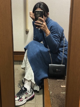 「ハイテクスニーカー」｜UKIさん（レディース・155cm・20代）の秋コーディネート