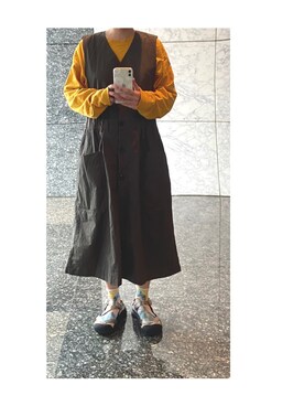 Mhl エムエイチエル のワンピースを使った人気ファッションコーディネート Wear