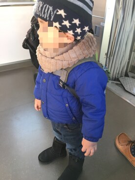 「Paul Smith（ポールスミス）のアイテム（ダウンジャケット/コート）」を使った、古泉由起さん（レディース・165cm）の冬コーディネート