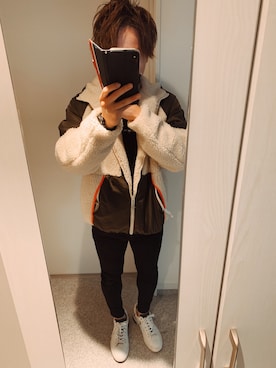 「ZARA MAN」｜「アイテム（ジャケット/アウター）」を使った、相互★DAIさん（メンズ・170cm）の秋コーディネート