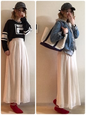 ピザ子@ゆるーく更新さん（レディース・167cm）の春コーディネート