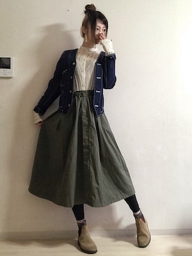 ピザ子@ゆるーく更新さん（レディース・167cm）の冬コーディネート