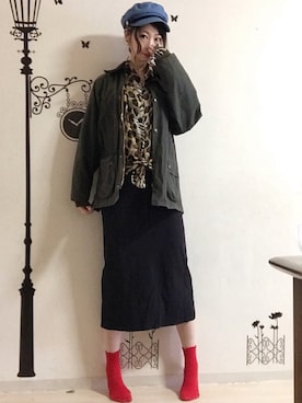 「アイテム（ブルゾン）」を使った、ピザ子@ゆるーく更新さん（レディース・167cm・30代）の春コーディネート