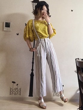 ピザ子@ゆるーく更新さん（レディース・168cm）の夏コーディネート