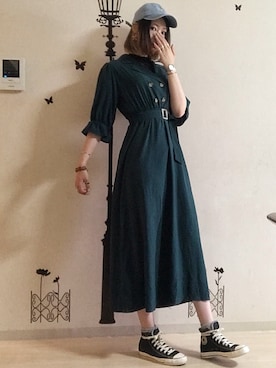 「HEAD GOONIE（ヘッドグーニー）のアイテム」を使った、ピザ子@ゆるーく更新さん（レディース・167cm）の夏コーディネート