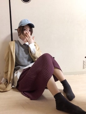 「CONVERSE（コンバース）のconverse コンバース ALL STAR HI オールスター ハイ 3206 BLACK(US)（スニーカー）」を使った、ピザ子@ゆるーく更新さん（レディース・167cm・30代）の春コーディネート