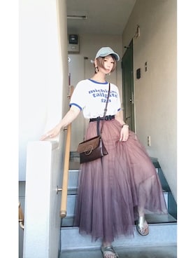 「HEAD GOONIE（ヘッドグーニー）のアイテム」を使った、ピザ子@ゆるーく更新さん（レディース・167cm）の夏コーディネート