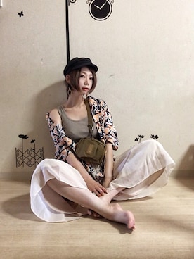 ピザ子@ゆるーく更新さん（レディース・167cm）の夏コーディネート