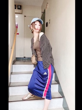 「HEAD GOONIE（ヘッドグーニー）のアイテム」を使った、ピザ子@ゆるーく更新さん（レディース・167cm）の夏コーディネート