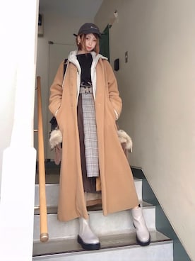 ピザ子@ゆるーく更新さん(レディース・167cm)の冬コーディネート