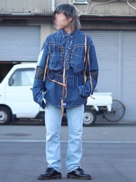 「やっぱりストリートが好き」｜「アイテム（デニムジャケット）」を使った、Kengoさん（メンズ・170cm）の秋コーディネート