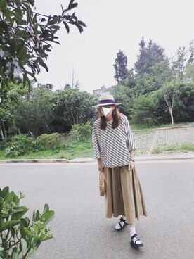 midoriさん（レディース・168cm）の夏コーディネート