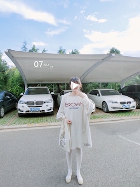 「Steven Alan」｜「アイテム（ワンピース/ドレス）」を使った、midoriさん（レディース・168cm）の夏コーディネート