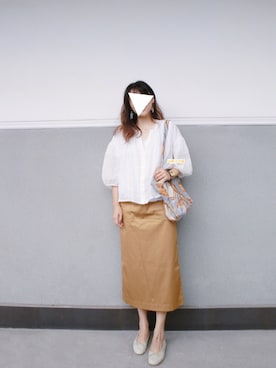 「eiπe （イーペ）のアイテム（バッグ）」を使った、midoriさん（レディース・168cm）の秋コーディネート