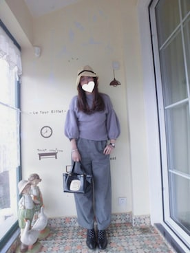 「relacher（ルラシェ）のアイテム」を使った、midoriさん（レディース・168cm）の春コーディネート