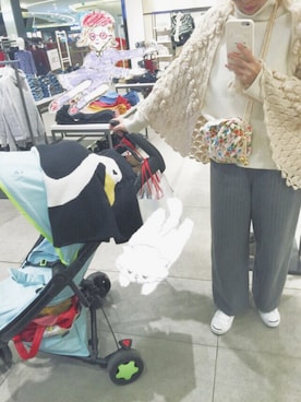 「relacher（ルラシェ）のアイテム」を使った、midoriさん（レディース・168cm）の冬コーディネート