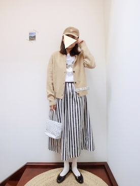 「Hands of creation（ハンズオブクリエイション）のアイテム」を使った、midoriさん（レディース・168cm）の秋コーディネート
