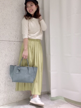 「DouDou（ドゥドゥ）のアイテム（帽子）」を使った、doudou_ebiさん（レディース・165cm）の冬コーディネート