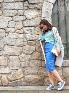 「春コート」｜doudou_ebiさん（レディース・165cm）の春コーディネート