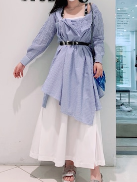 「FEMMENT（ファモン）のアイテム」を使った、tamagodepatoさん（レディース・163cm）の春コーディネート