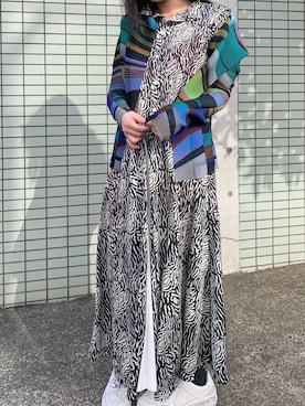 「TOGA PULLA（トーガ　プルラ）のアイテム（ワンピース/ドレス）」を使った、tamagodepatoさん（レディース・163cm）の春コーディネート