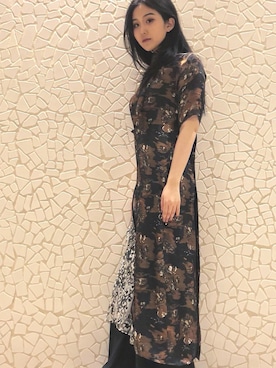 「レイヤードstyle」｜「アイテム（ワンピース/ドレス）」を使った、tamagodepatoさん（レディース・163cm）の春コーディネート