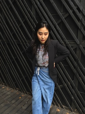 「soe（ソーイ）のアイテム」を使った、tamagodepatoさん（レディース・163cm）の春コーディネート