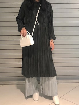 「CLANE（クラネ）のアイテム（ワンピース/ドレス）」を使った、tamagodepatoさん（レディース・163cm）の秋コーディネート