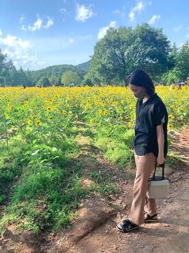 おかゆちゃんさん（レディース・165cm）の夏コーディネート