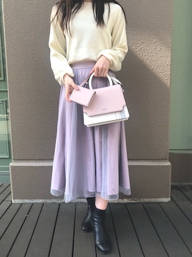 &chouette（アンドシュエット）さん（レディース・158cm）の春コーディネート