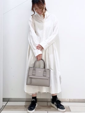 「& chouette（アンドシュエット）のアイテム（トートバッグ）」を使った、&chouette（アンドシュエット）さん（レディース・160cm）の春コーディネート