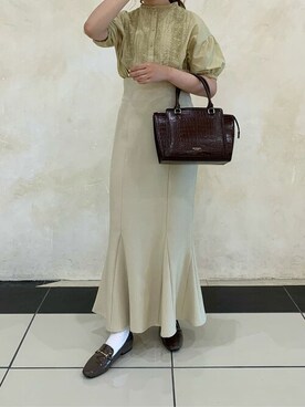 「& chouette（アンドシュエット）のアイテム（ハンドバッグ）」を使った、&chouette（アンドシュエット）さん（レディース・155cm）の秋コーディネート