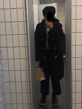 「DIGAWEL（ディガウェル）のアイテム（スラックス）」を使った、chikurinさん（メンズ・171cm）の秋コーディネート
