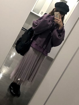 「dazzlin（ダズリン）のアイテム（ブーティ）」を使った、rnrnmnm1235さん（レディース・153cm）の秋コーディネート