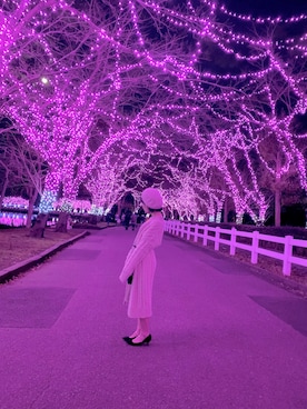 「GORGE（ゴージ）のアイテム（帽子）」を使った、み︎︎︎︎︎づき︎︎︎︎︎☺︎さん（レディース・148cm）の春コーディネート