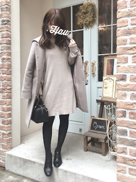 「green label relaxing（グリーンレーベルリラクシング）のアイテム（その他アウター）」を使った、haushinkaさん（レディース・157cm）の春コーディネート