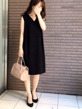 「STUDIOUS（ステュディオス）のアイテム（ワンピース/ドレス）」を使った、haushinkaさん（レディース・157cm）の夏コーディネート