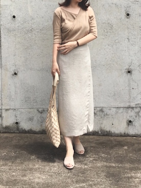 haushinkaさん（レディース・157cm）の夏コーディネート