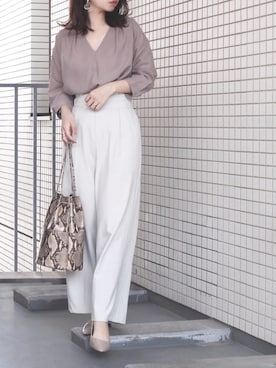 「SEVENDAYS=SUNDAY（セブンデイズサンデイ）のアイテム」を使った、haushinkaさん（レディース・157cm）の春コーディネート