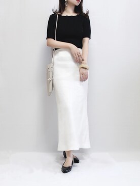 「SLOBE IENA（スローブイエナ）のアイテム（アクセサリー）」を使った、haushinkaさん（レディース・157cm）の春コーディネート