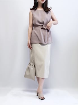 「N.（N. Natural Beauty Basic）（エヌエヌナチュラルビューティーベーシック）のアイテム」を使った、haushinkaさん（レディース・157cm）の夏コーディネート