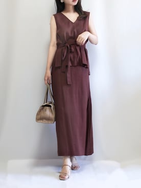 「MKT（エムケーティー）のアイテム（サンダル）」を使った、haushinkaさん（レディース・157cm）の夏コーディネート