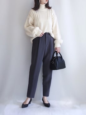 haushinkaさん（レディース・157cm）の冬コーディネート