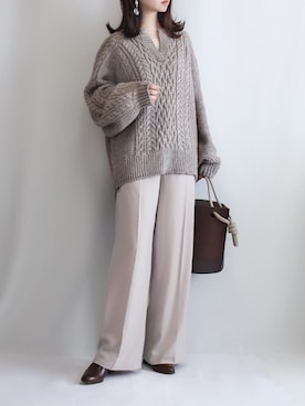 haushinkaさん（レディース・157cm）の冬コーディネート