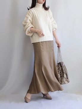 haushinkaさん（レディース・157cm）の冬コーディネート