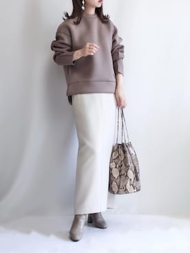 「RECTANGLE」｜haushinkaさん（レディース・157cm）の冬コーディネート