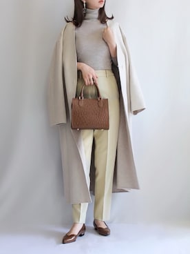 「green label relaxing（グリーンレーベルリラクシング）のアイテム（その他アウター）」を使った、haushinkaさん（レディース・157cm）の冬コーディネート
