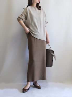「Chillfar（チルファー）のアイテム（ワンピース/ドレス）」を使った、haushinkaさん（レディース・157cm）の春コーディネート