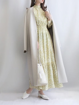 「cava cava（サヴァサヴァ）のアイテム（パンプス）」を使った、haushinkaさん（レディース・157cm）の春コーディネート