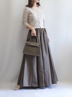 「MILOS（ミロス）のアイテム」を使った、haushinkaさん（レディース・157cm）の春コーディネート
